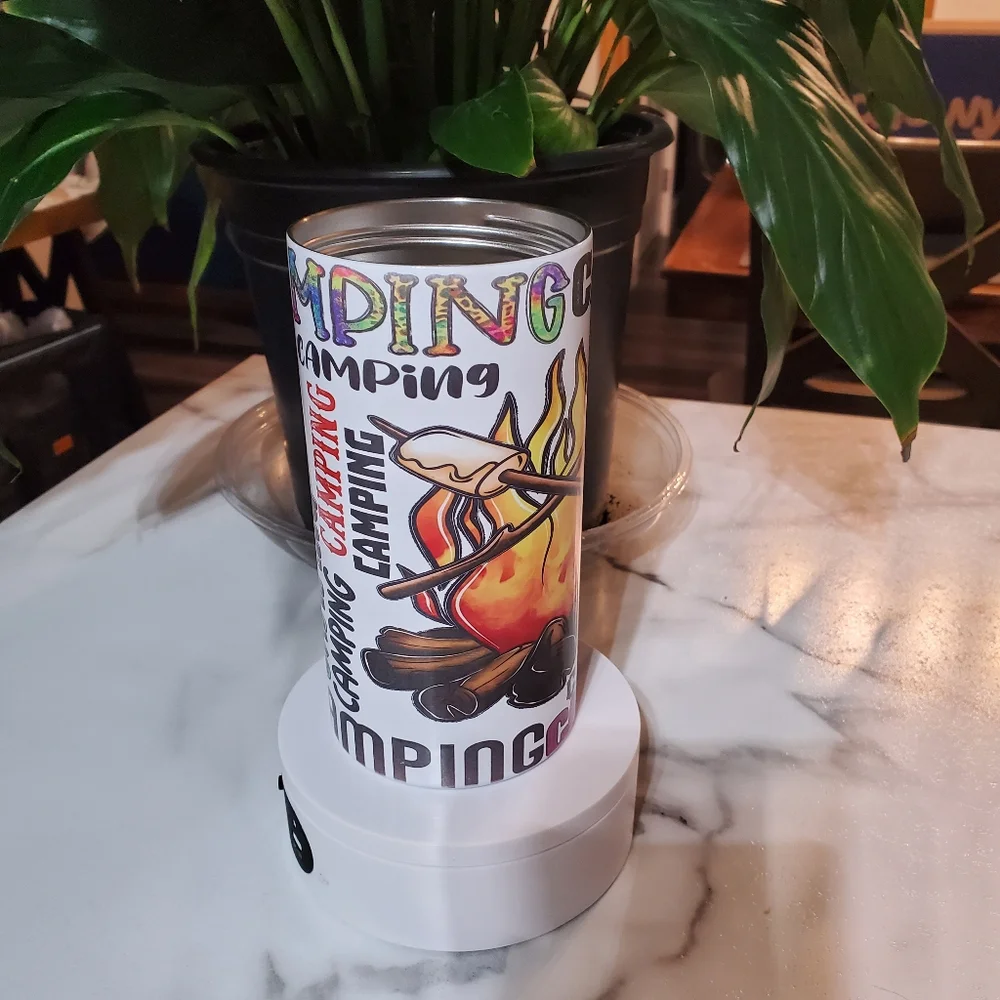 CAMPING 4 in 1 Can Cooler 14oz Tumbler 🎉sale